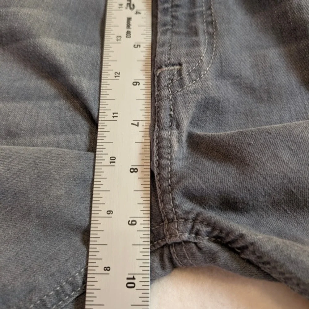 7 For All Mankind Gwenevere Grey Skinny Jeans Womens Size 31 Stretch Denim